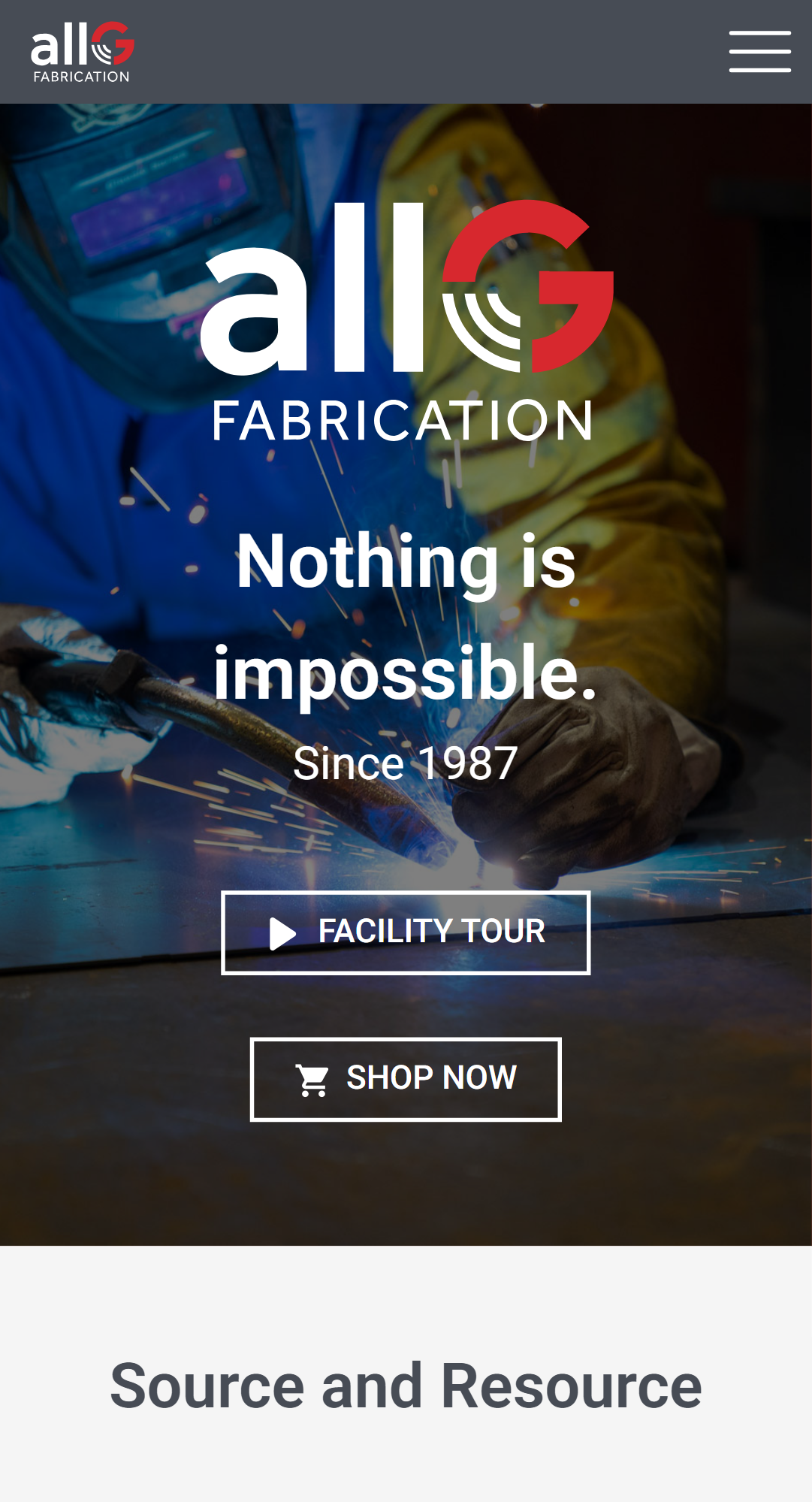 After — allG on mobile