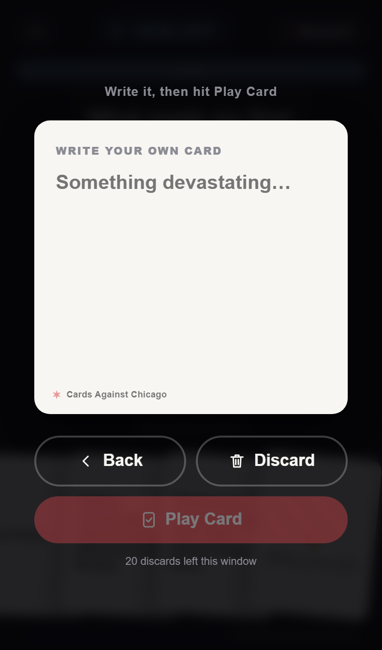 Write your own card